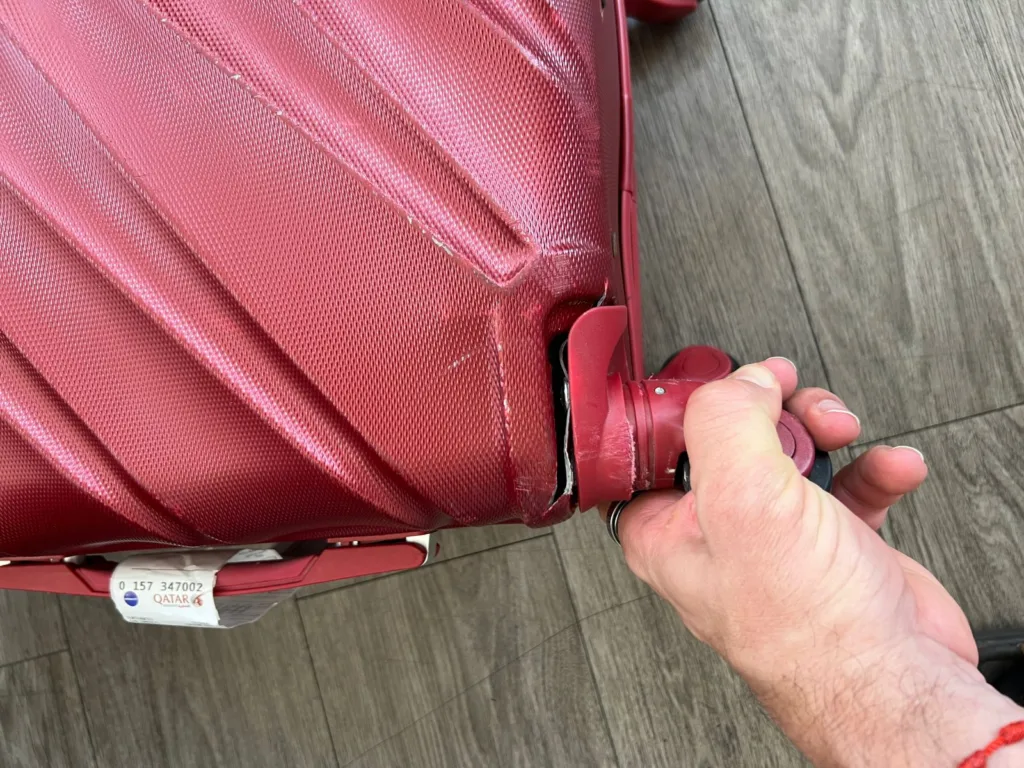 Mala quebrada no aeroporto 2