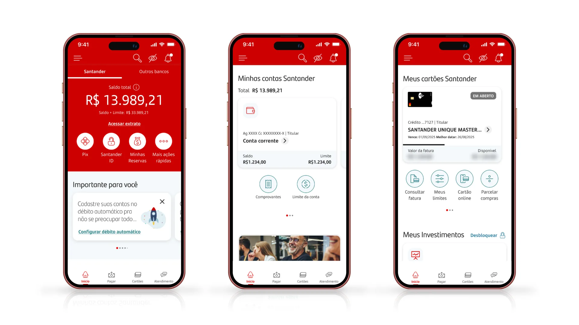 Novo App Santander