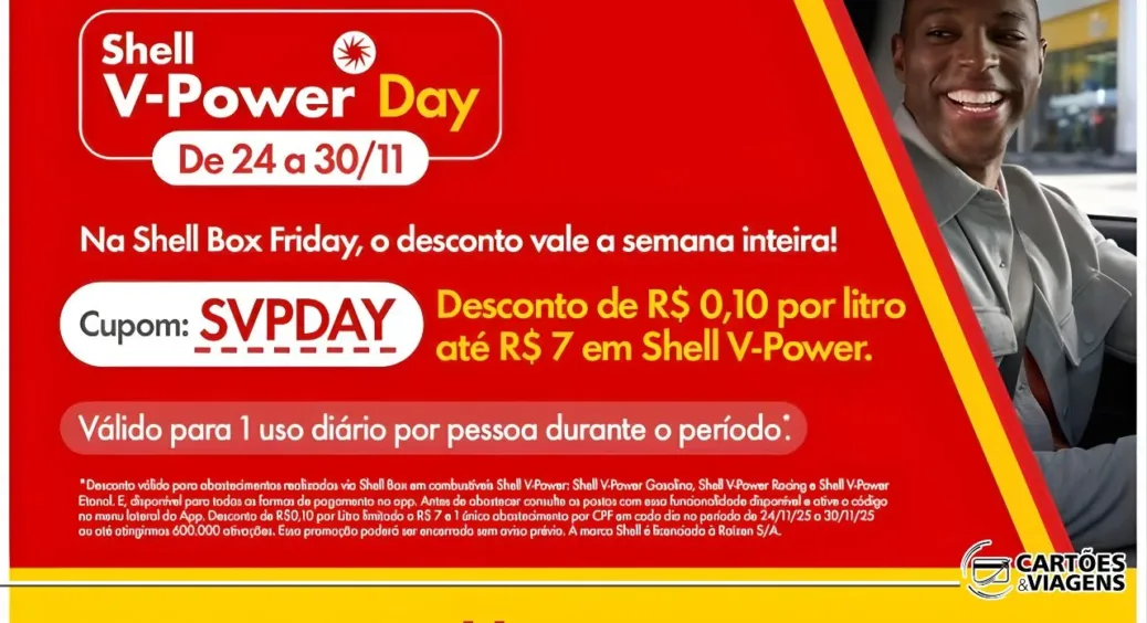 Novo Cupom Shell Box: Ganhe R$ 0,10 de Desconto por Litro no Abastecimento