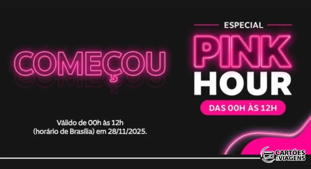 Pink Hour Livelo 2025: As Melhores Ofertas e Descontos por 12 Horas!