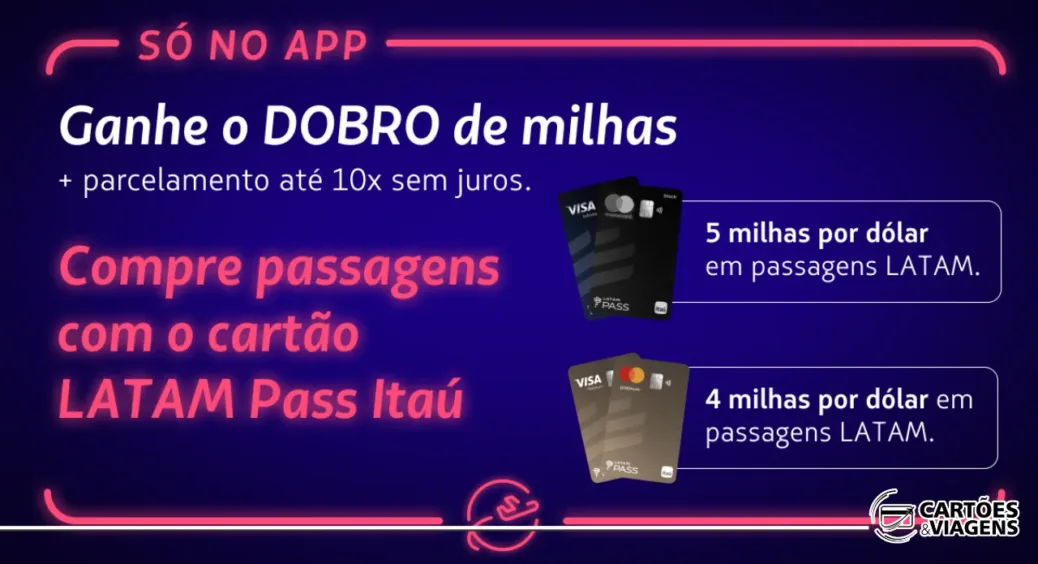 Pontuação em Dobro com Cartão LATAM: Oferta Especial de Black Friday LATAM Pass