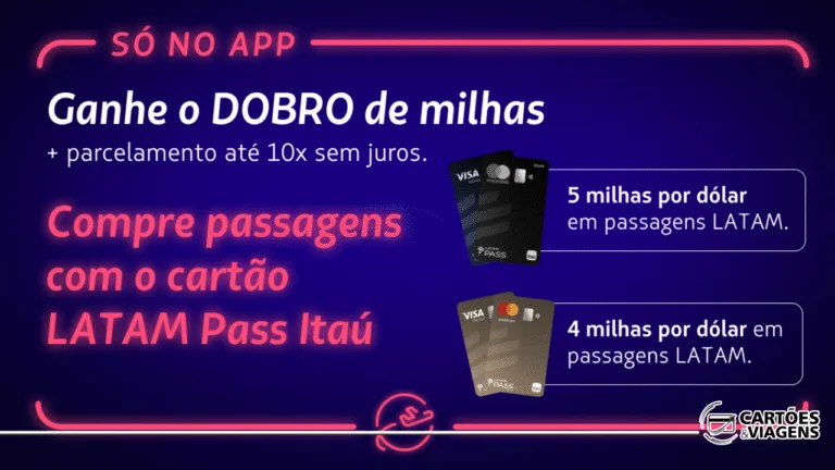 Pontuação em Dobro com Cartão LATAM
