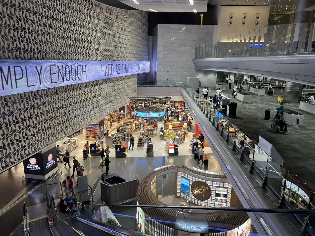 Sala VIP Al Mourjan South (Doha): vale a pena? Guia + fotos exclusivas 52 Sala VIP Al Mourjan vista do aeroporto