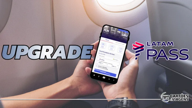 UPGRADE de cabine LATAM pelo celular
