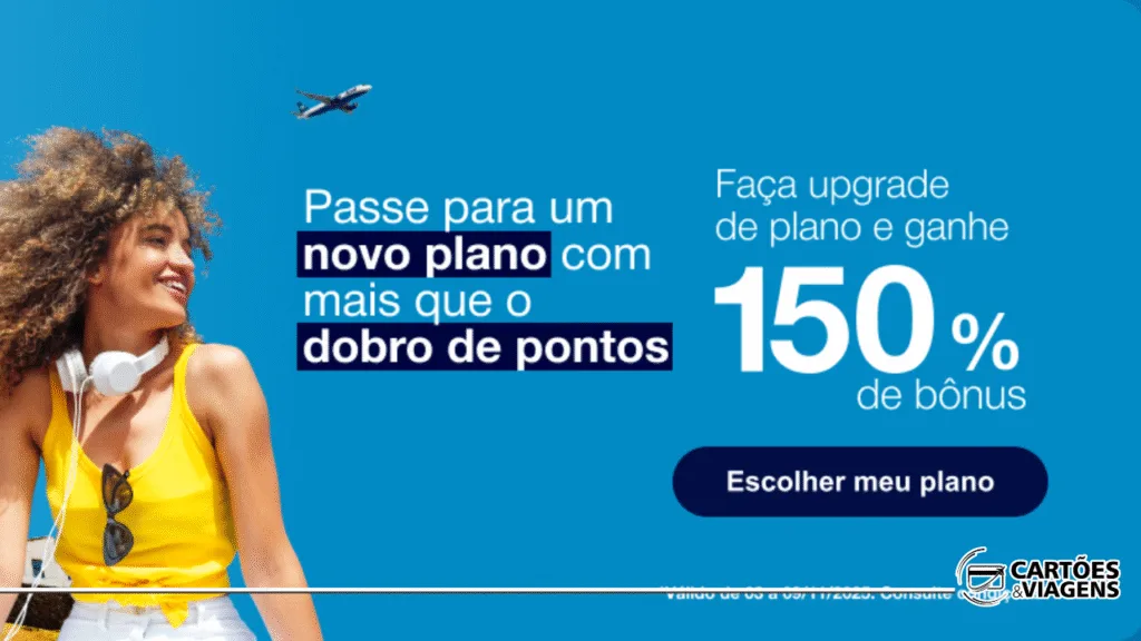 Upgrade Azul Fidelidade com Bônus