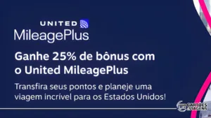 Livelo e United com bônus