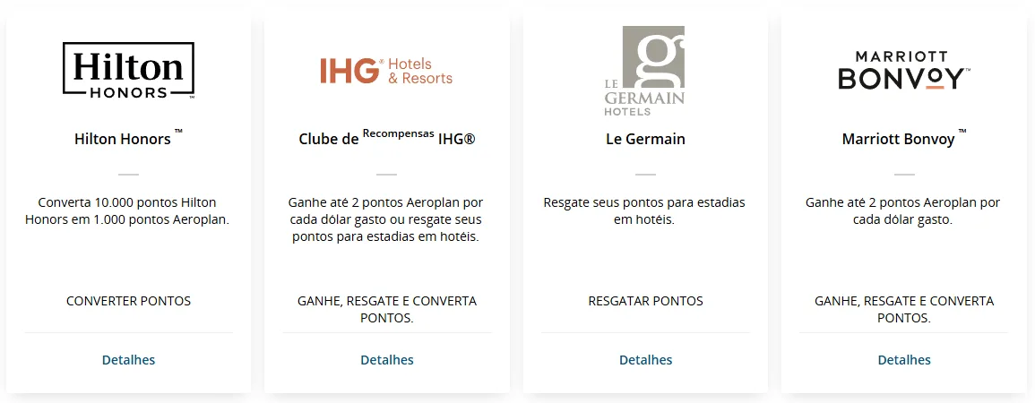 Aeroplan Air Canada: Guia Completo para Acumular, Transferir e Usar Pontos 3 hotelaria e Aeroplan